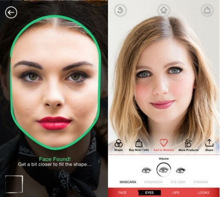 rimmel get the look augmented reality app