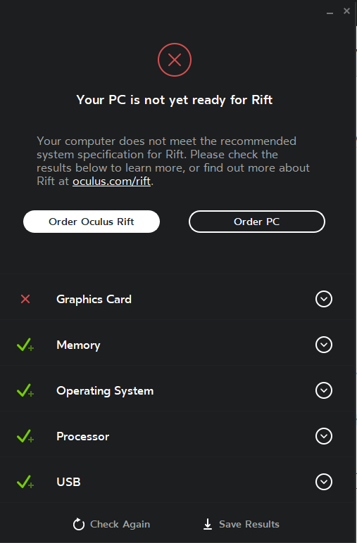 Oculus Rift Compatibility Tool virtual reality 