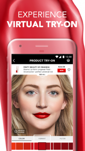 Sephora Virtual Artist augmented reality 