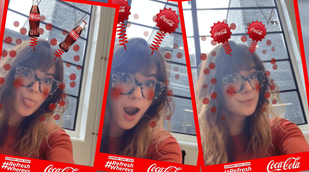 coca cola zappar WebAR experience