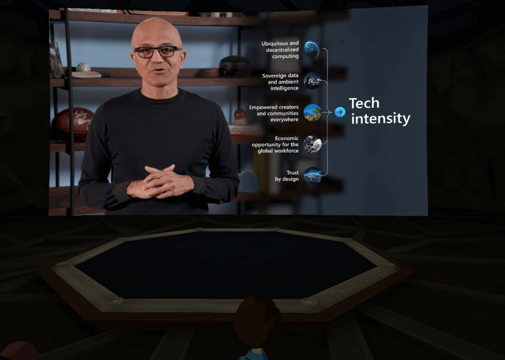 Satya Nadella future of cloud - Microsoft Ignite - mixed reality