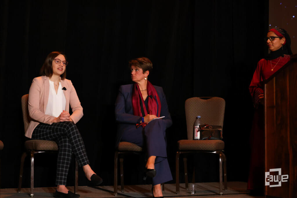 Ellysse Dick, Joan O'Hara, and Kavya Pearlman