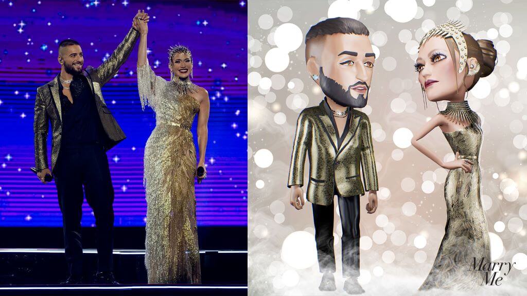 Marry Me JLO + Maluma avatars - Snap virtual concert