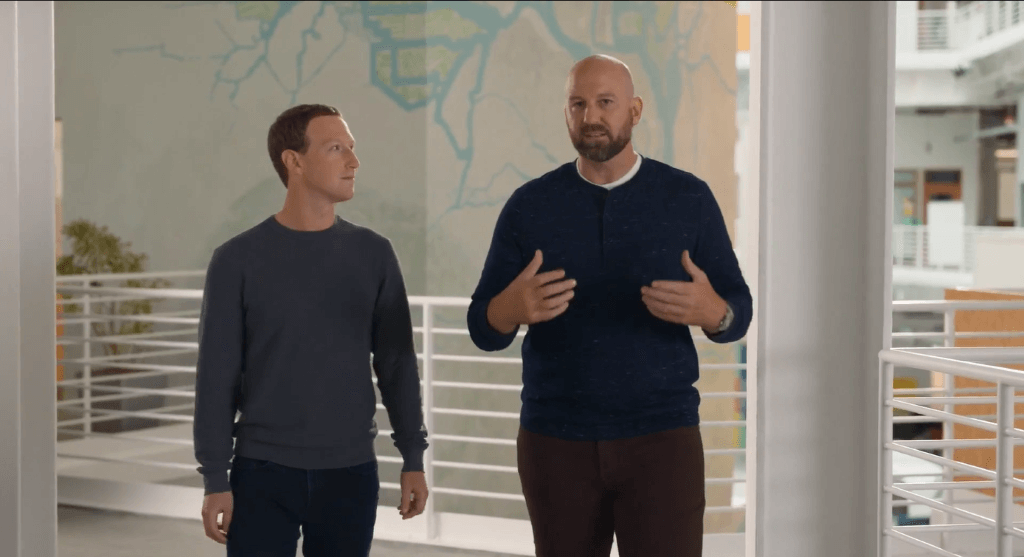 Zuckerberg and Andrew Bosworth